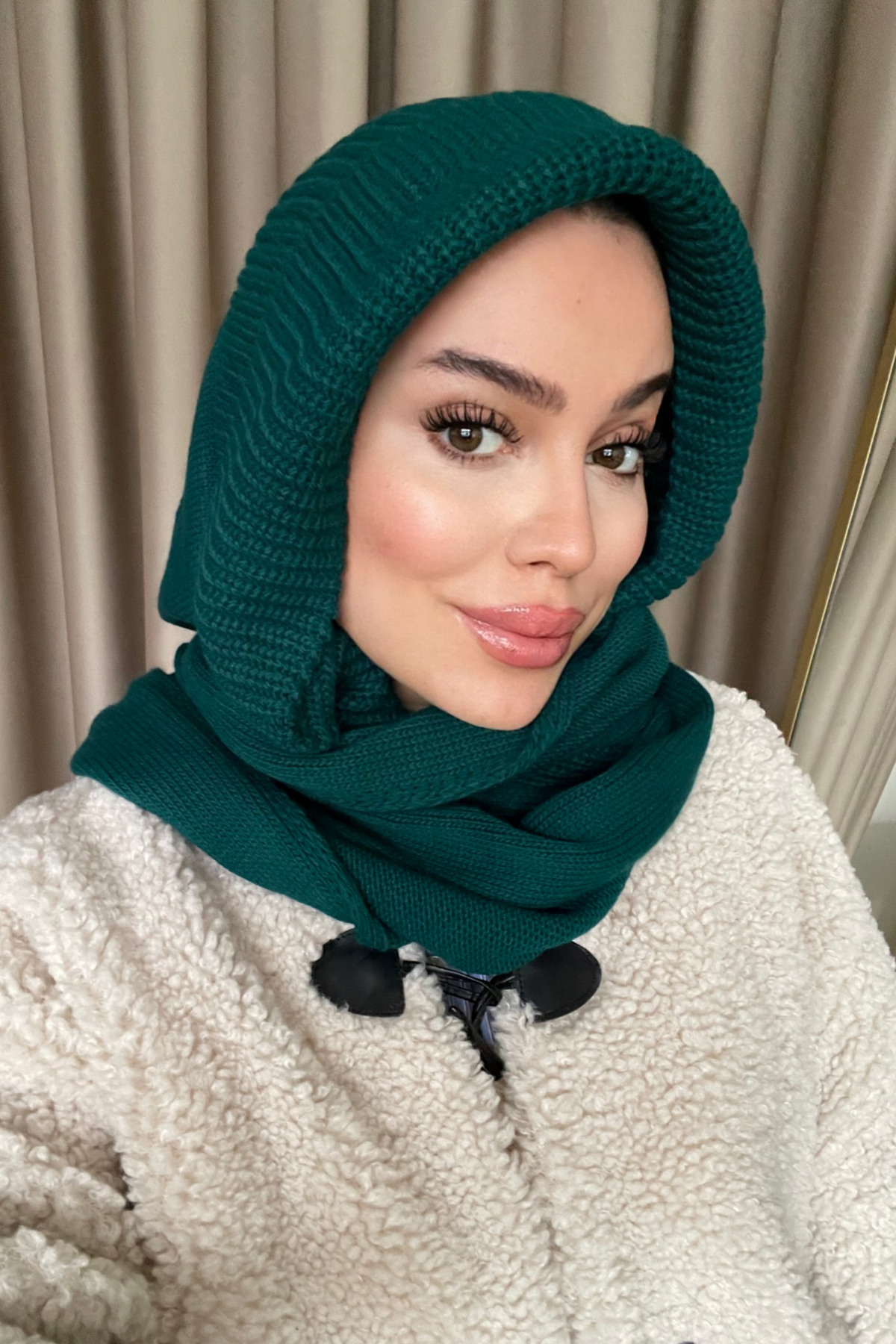 Pinterest Kapüşonlu Bere YEŞİL