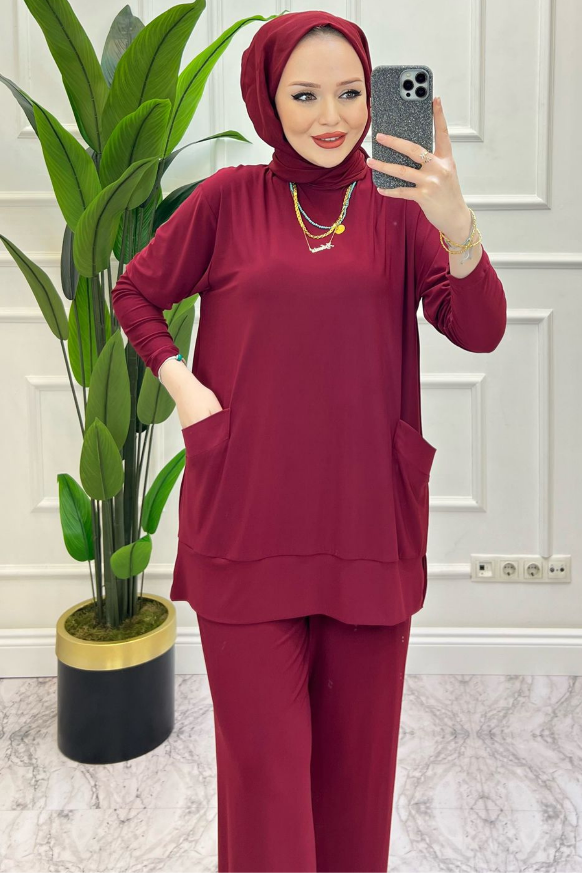 Sandy Cepli Takım BORDO