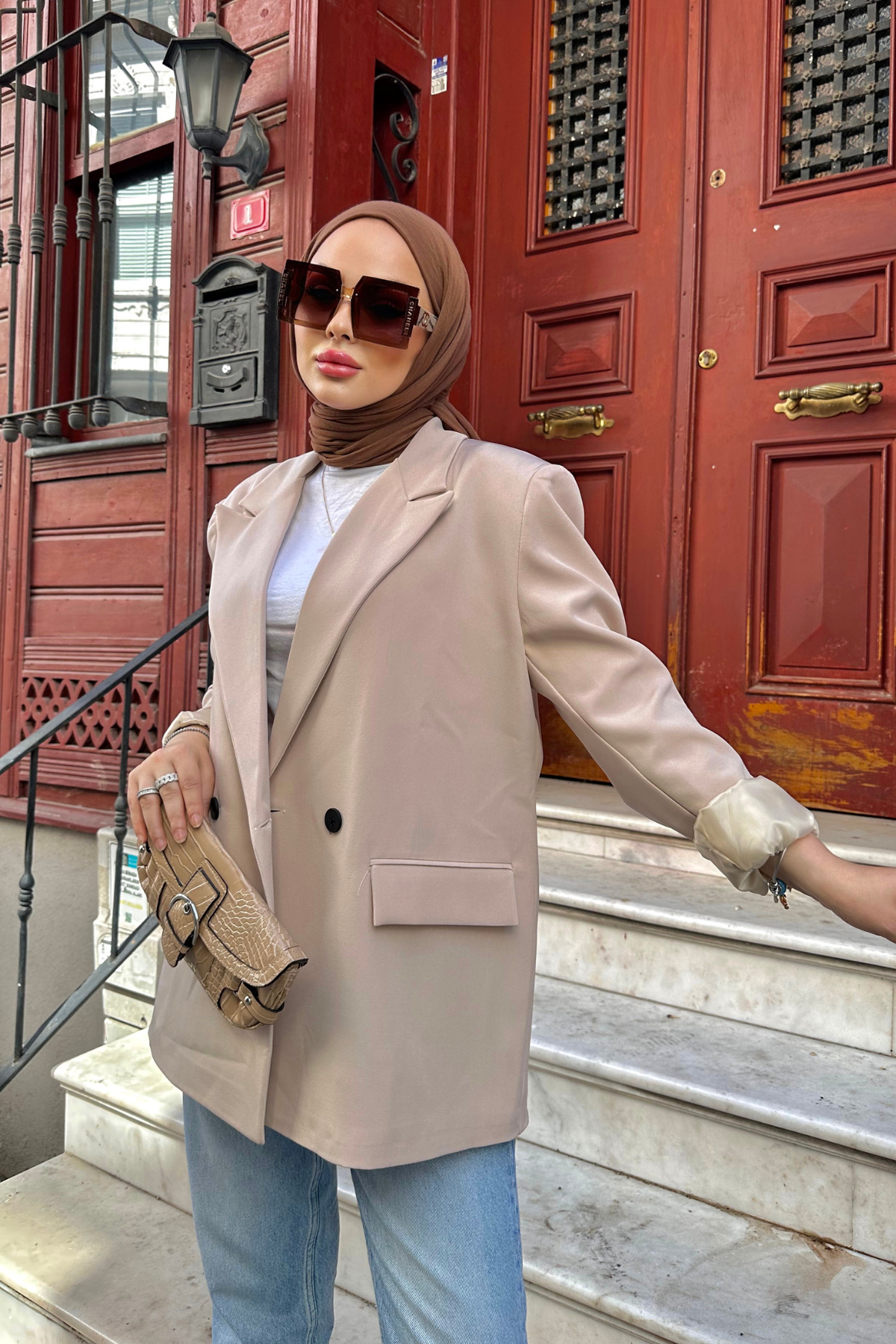 Zra Model Blazer Ceket BEJ