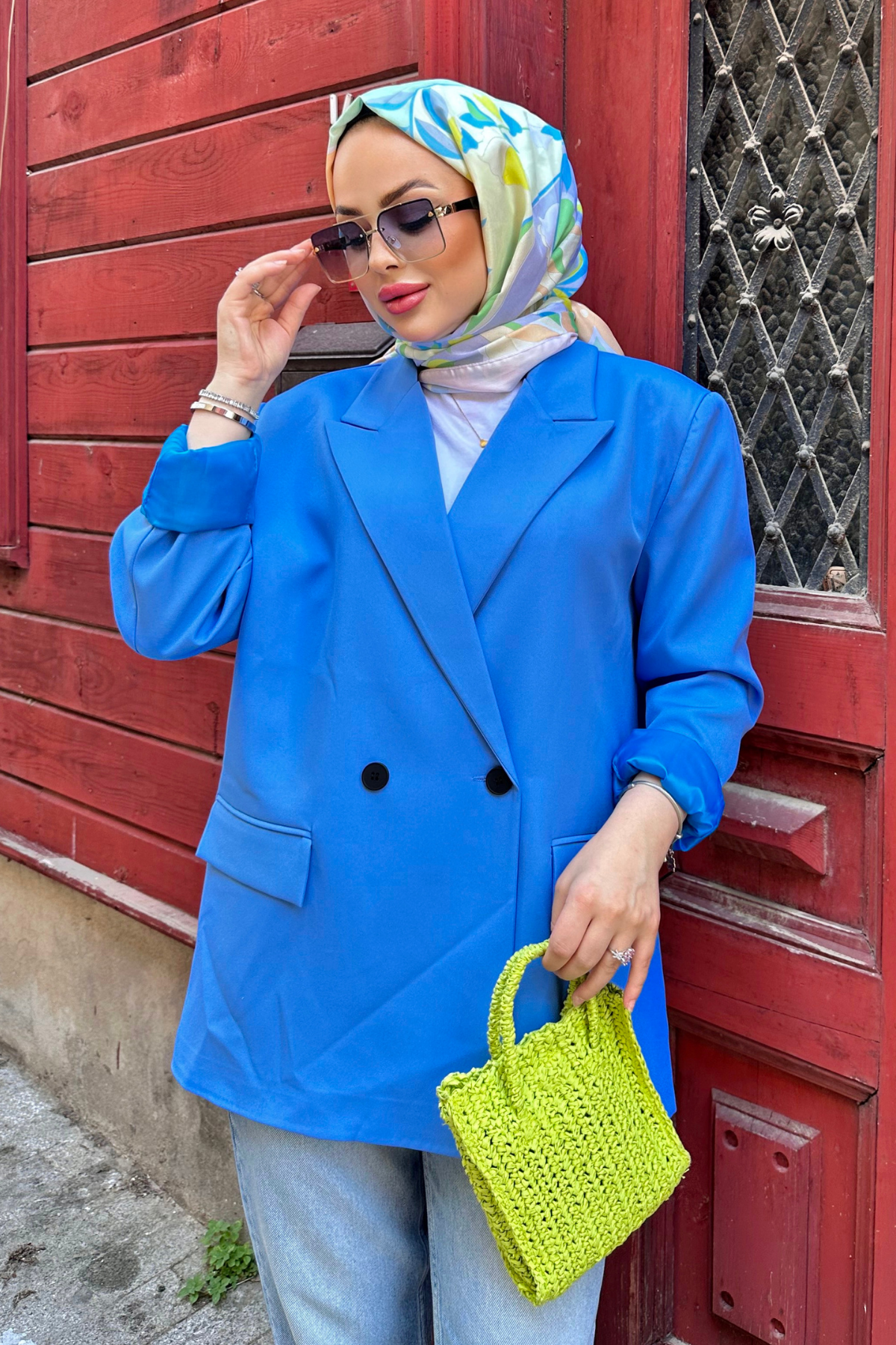 Zra Model Blazer Ceket MAVİ