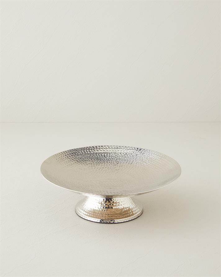 Adora Metal Dekoratif Tepsi 23,5x23,5x7 cm Silver