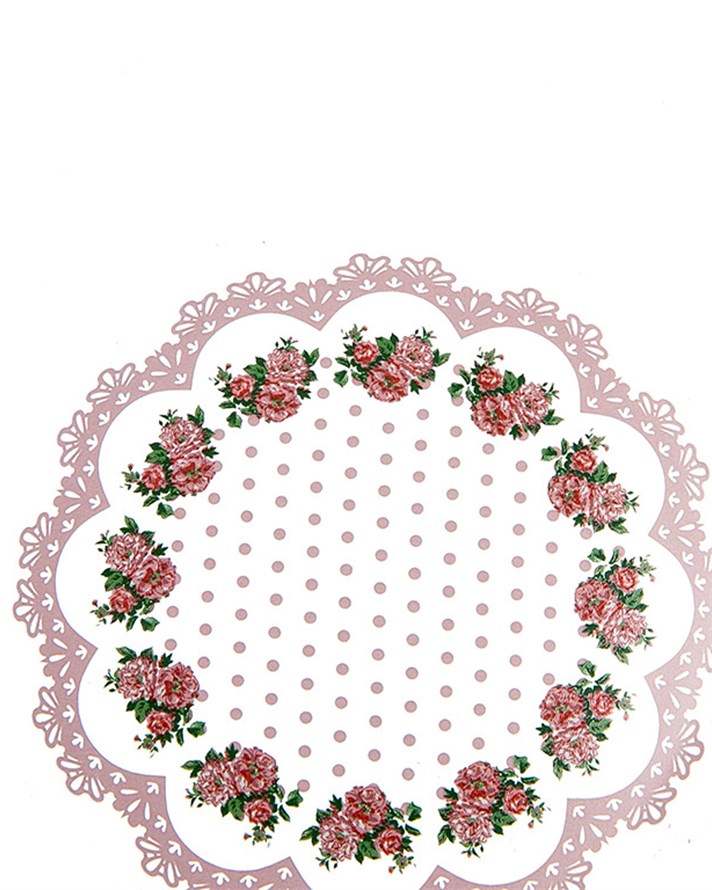 Aidan Cam 6lı Pasta Tabağı 20 cm Pembe