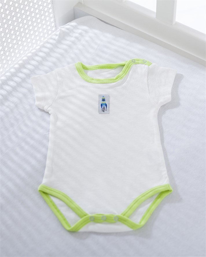 Aircrafts Pamuklu 3lü Bebe Body 6-9 Ay Mavi