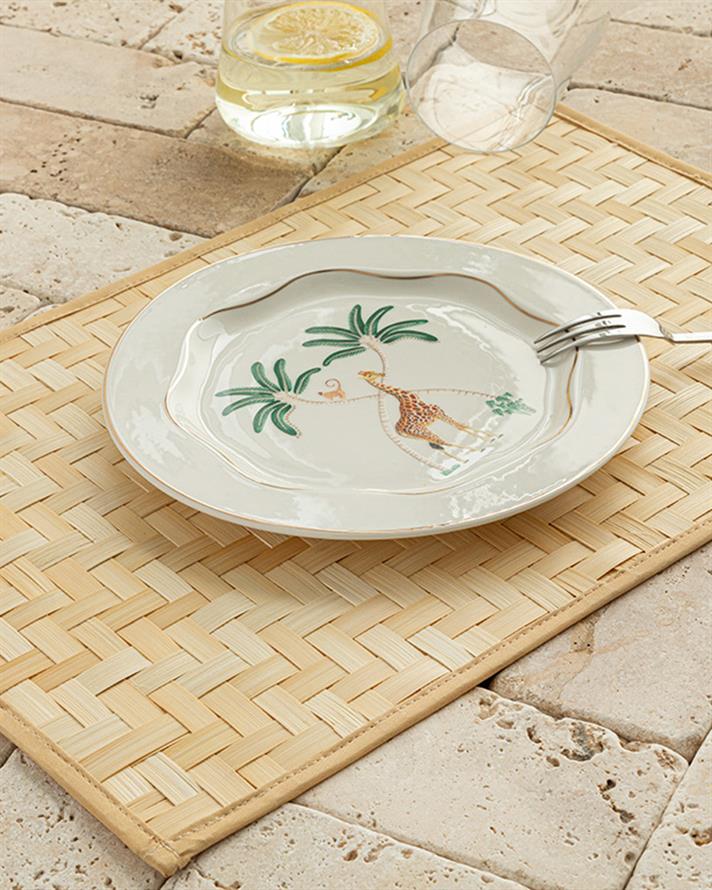 Alami Bambu Amerikan Servis 45x30 cm Naturel
