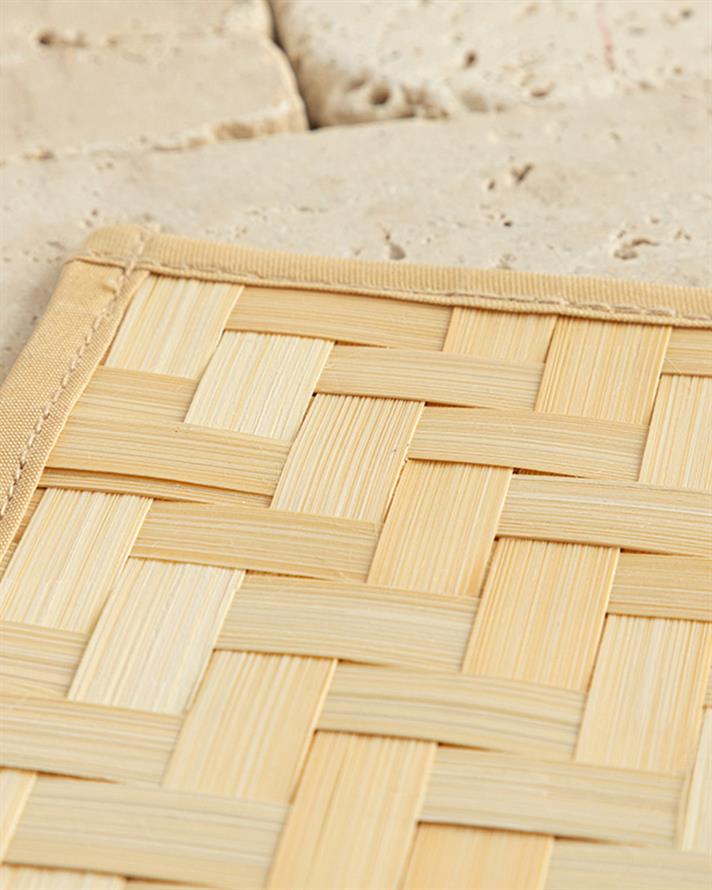 Alami Bambu Amerikan Servis 45x30 cm Naturel