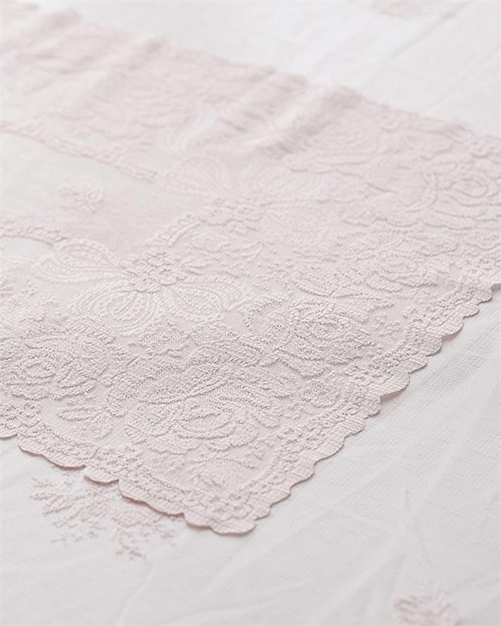 Alessa Örme 2li Amerikan Servis 40x60 cm Pembe
