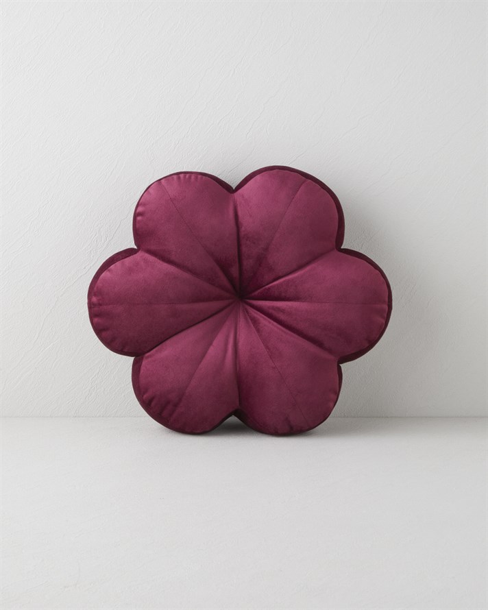 Artistic Bloom Dekoratif Kırlent 40 cm Vişne