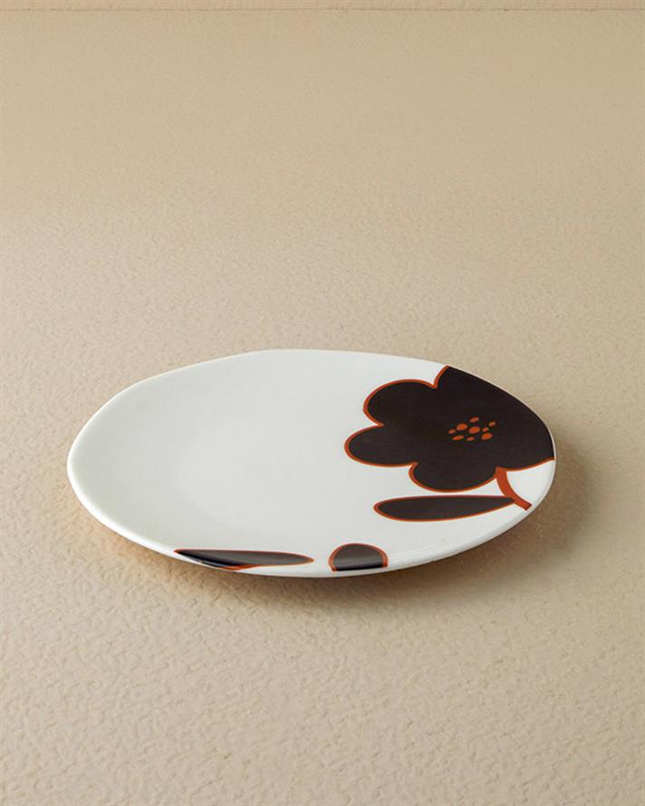 Bohemia Porselen Pasta Tabağı 21 cm Beyaz