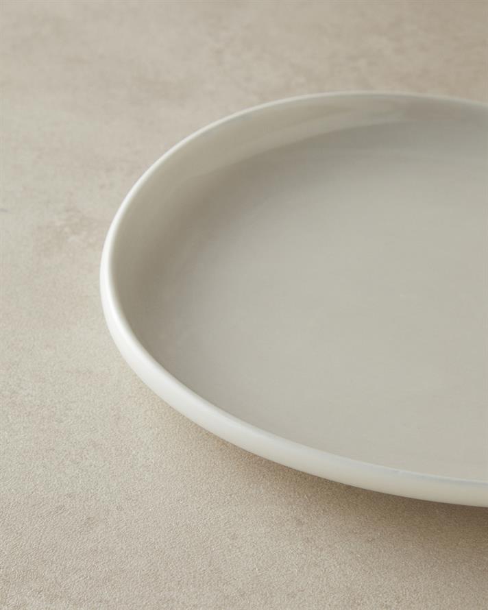 Boho New Bone China Pasta Tabağı 23 cm Gri