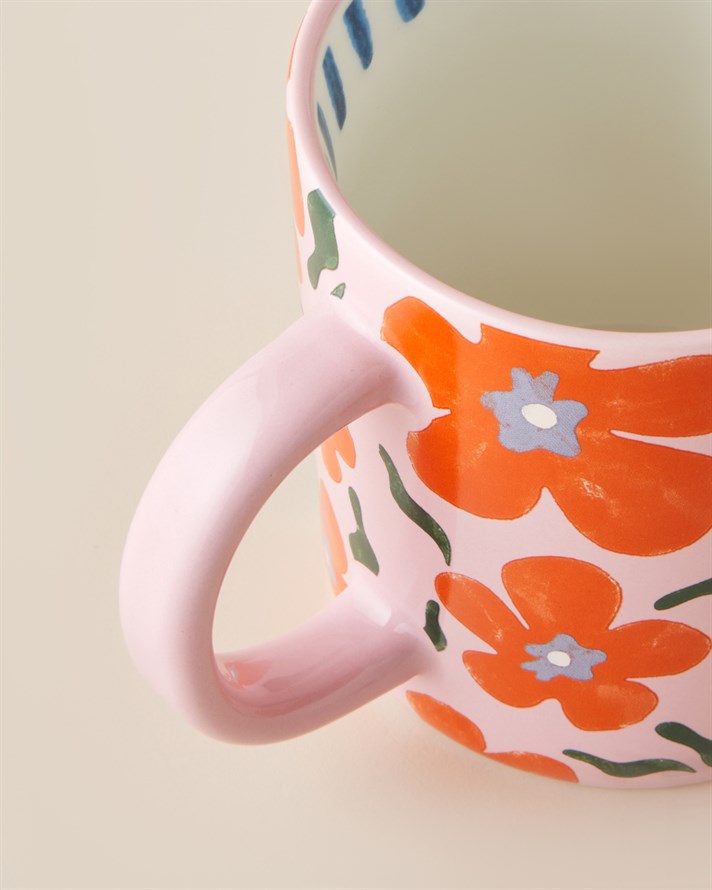 Bright Bliss New Bone China Kupa 370 ml Renkli