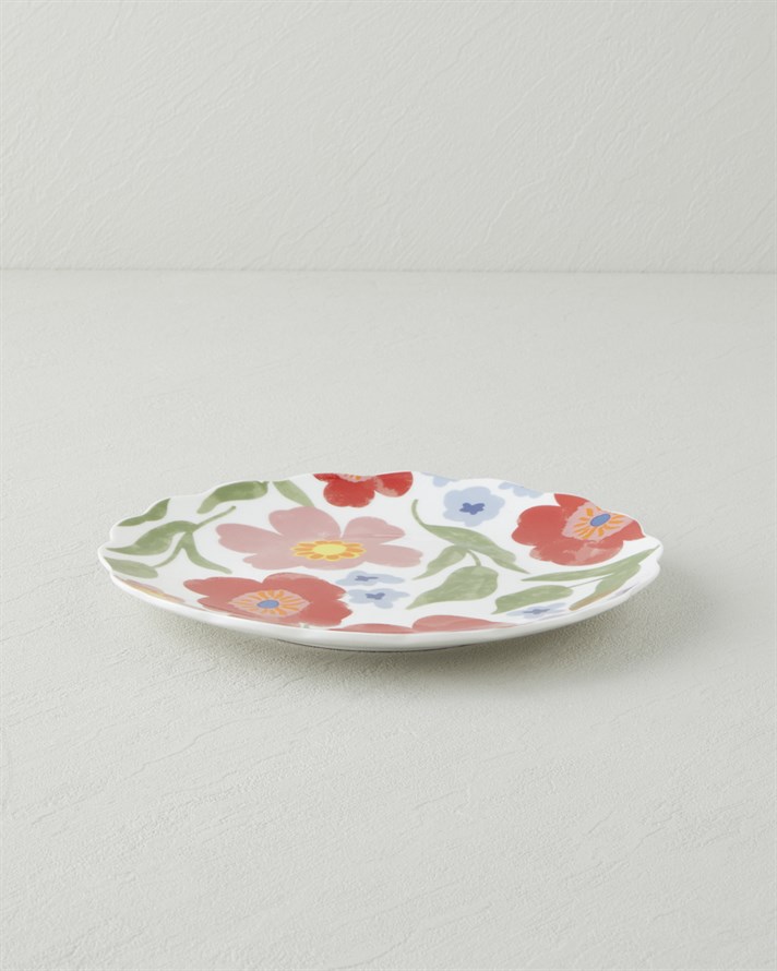 Bright Bloom New Bone China Pasta Tabağı 19 cm Renkli