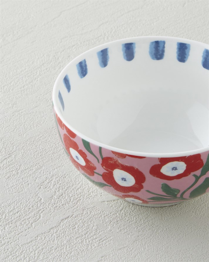 Bright Parade New Bone China Çerezlik 10 cm Renkli