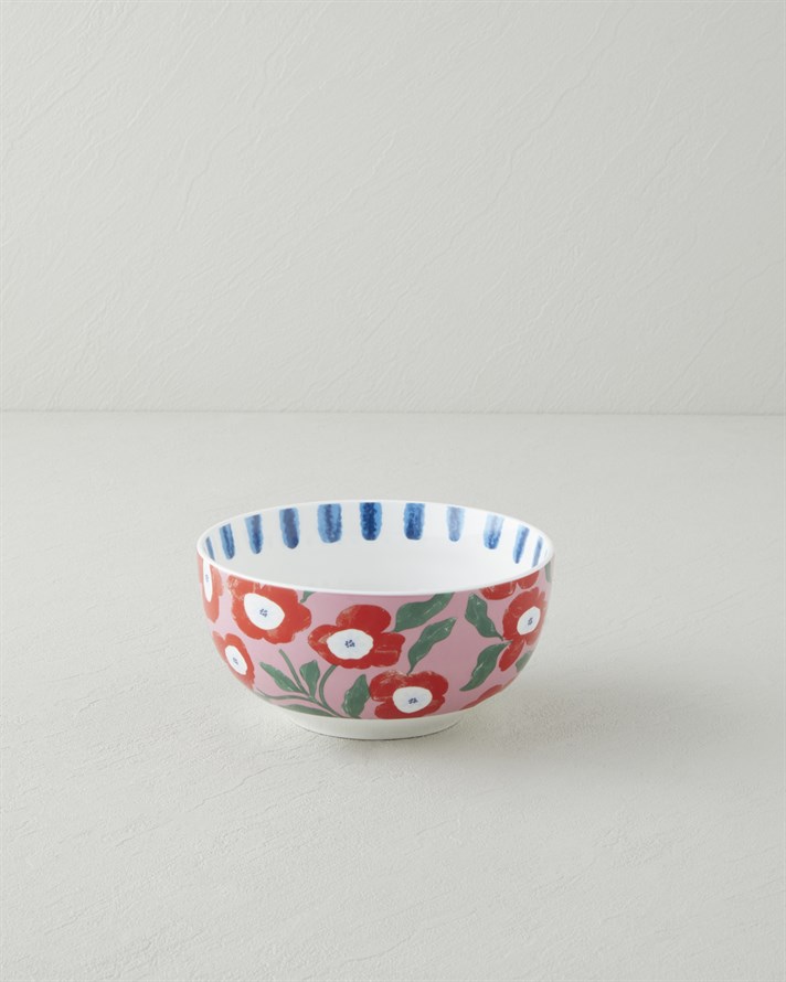Bright Parade New Bone China Çerezlik 10 cm Renkli