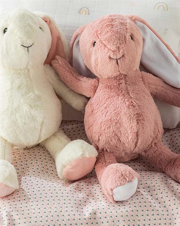 Bunny Bebe Dekoratif Kırlent Ekru