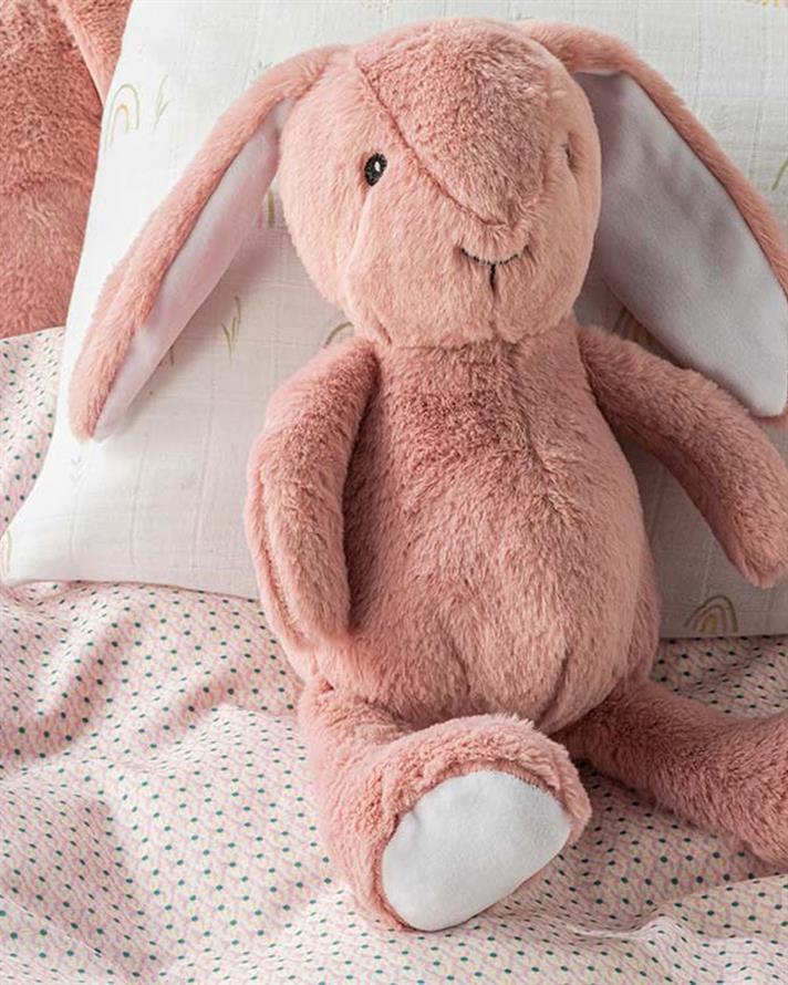 Bunny Bebe Dekoratif Kırlent Pembe