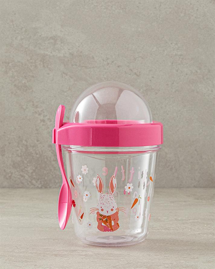 Bunny Çocuk Suluk 350 ml Pembe