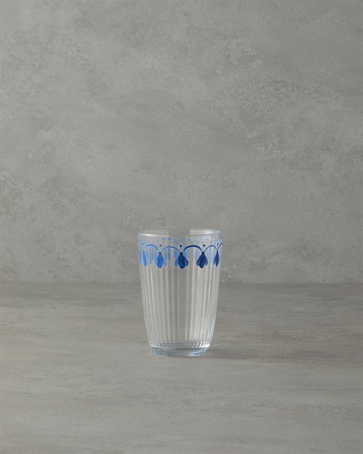 Carnival Drip Cam 3lü Bardak 395 ml Mavi