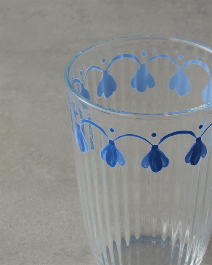 Carnival Drip Cam 3lü Bardak 395 ml Mavi
