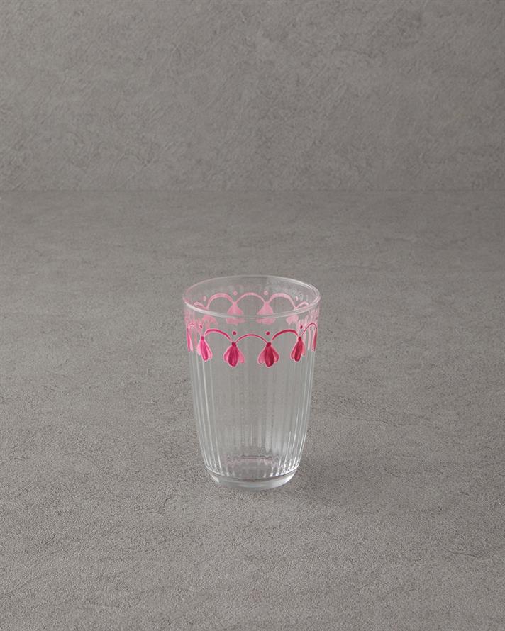 Carnival Drip Cam 3lü Bardak 395 ml Pembe