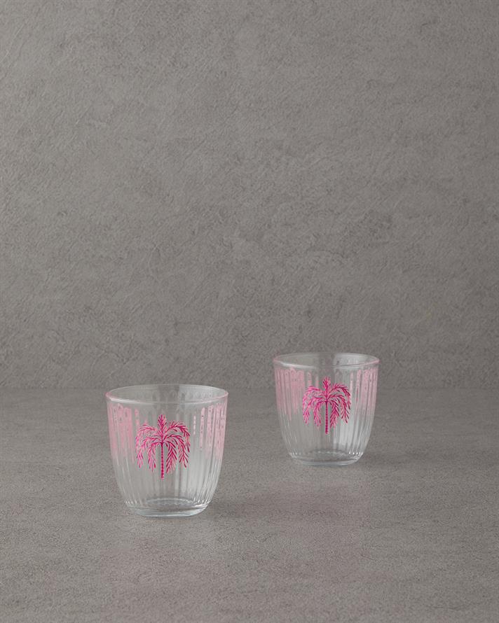 Carnival Tree Cam 2li Bardak 290 ml Pembe