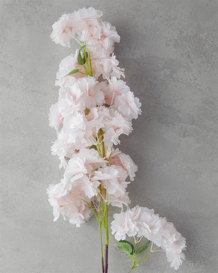 Cherry Branch Tek Dal Yapay Çiçek 100 cm Açık Pembe