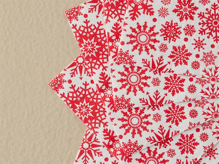 Christmas Snow Kağıt Peçete Beyaz