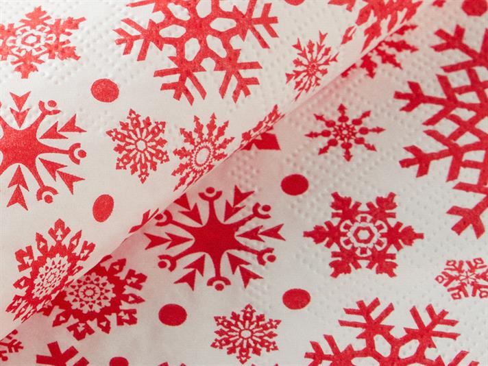 Christmas Snow Kağıt Peçete Beyaz