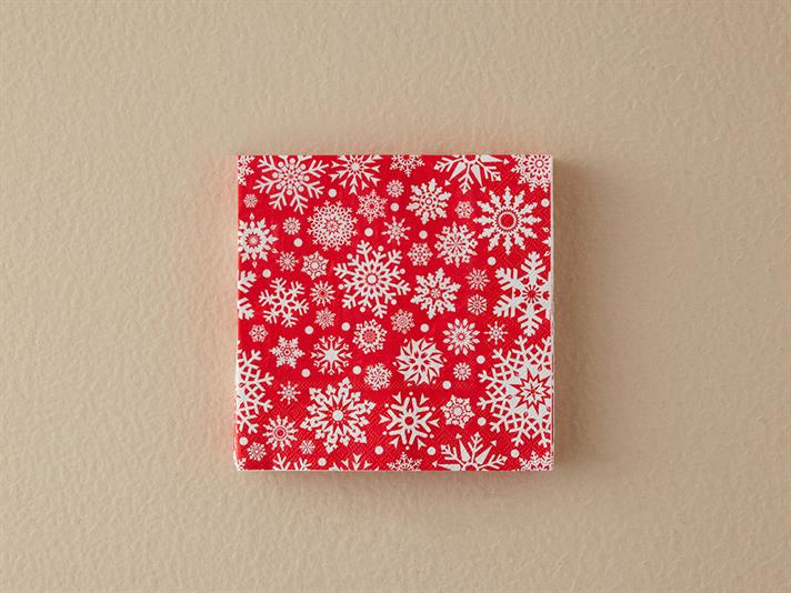 Christmas Snow Kağıt Peçete Kırmızı