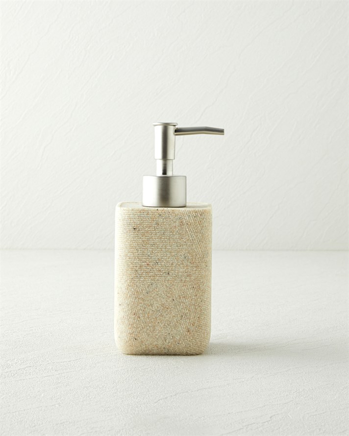 Clave Polyresin 3lü Banyo Seti Bej