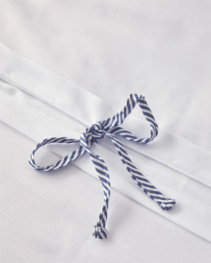 Comfy Plain King Size Nevresim Takımı Beyaz - Lacivert