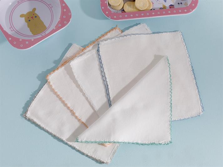 Cotton Pamuk 10lu Bebe Ağız Silme Bezi Krem