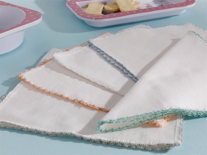 Cotton Pamuk 10lu Bebe Ağız Silme Bezi Krem