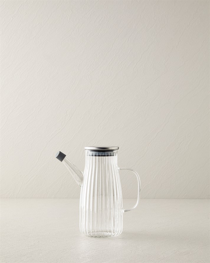 Criselis Borosilikat Yağdanlik 600 ml Şeffaf