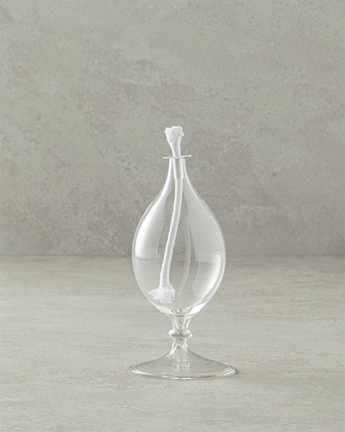 Dropy Cam Tekli Kandil 7x15 cm Şeffaf