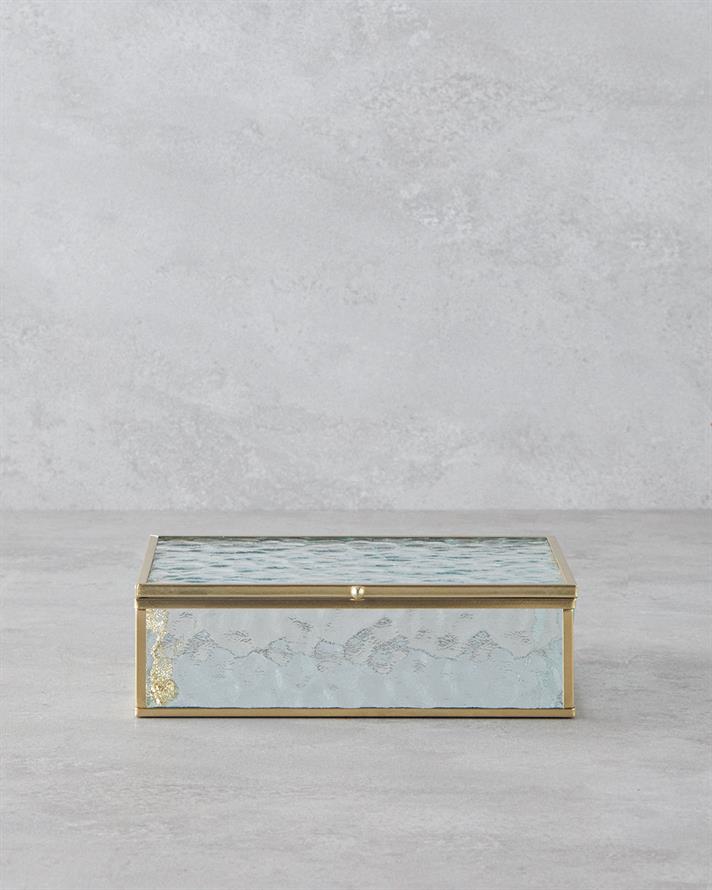 Fancy Dekoratif Kutu 20x15 cm Gold