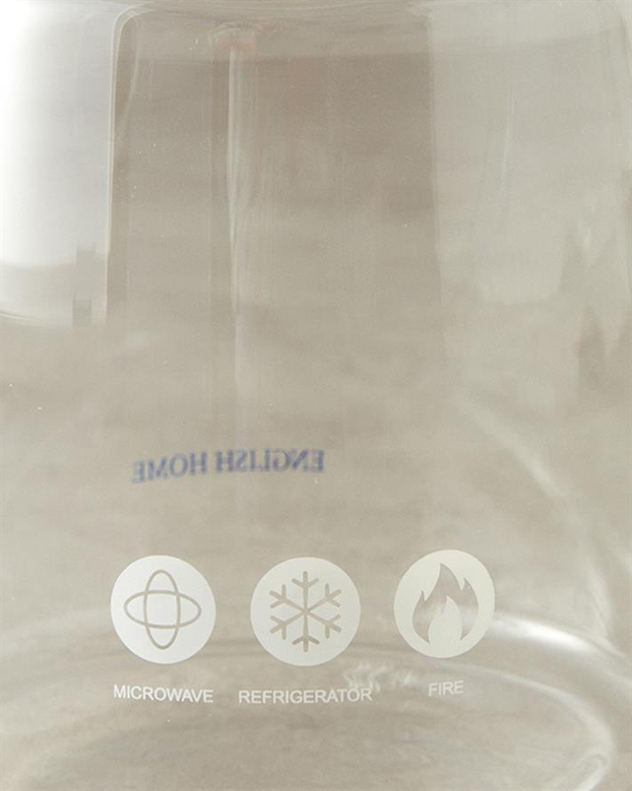 Ferrara Borosilikat Çaydanlık 550 ml+1000 ml Şeffaf