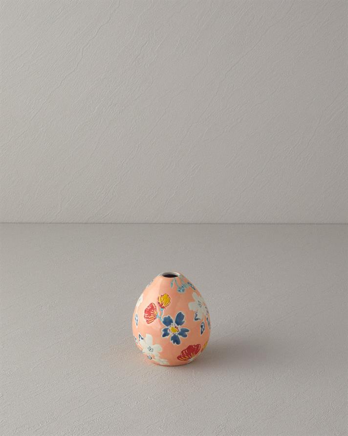 Flowers Stoneware Vazo Pudra