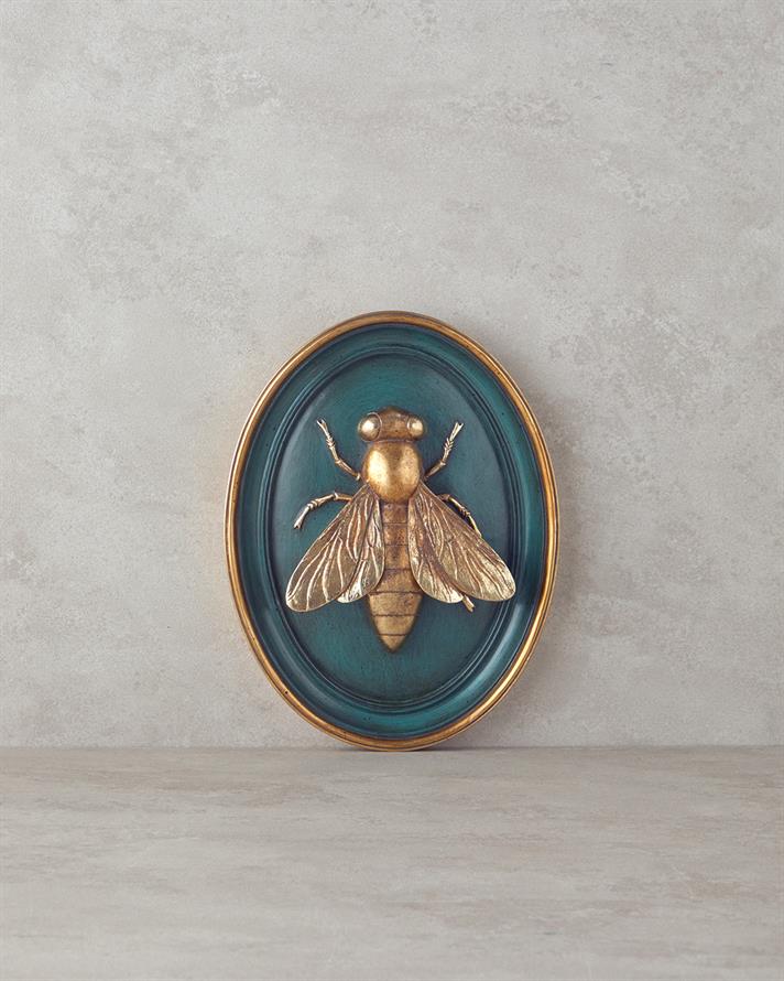 Fly Polyresin Duvar Aksesuarı Yağ Yeşili