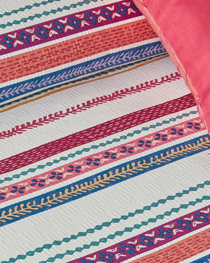 Folk Lines King Size Pike Koyu Pembe