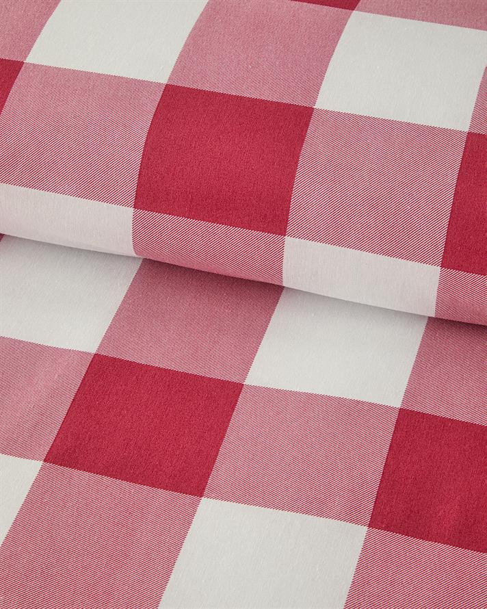 Gingham Çift Kişilik Nevresim Seti Pembe