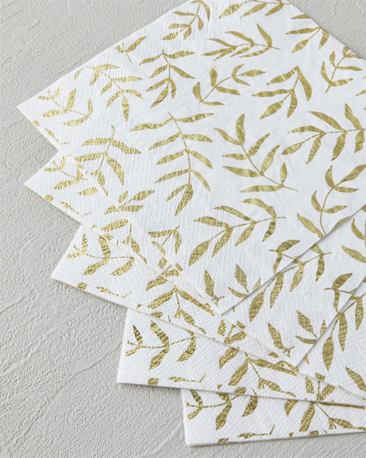Glimmerelle 20li Kağıt Peçete 33x33 cm Gold