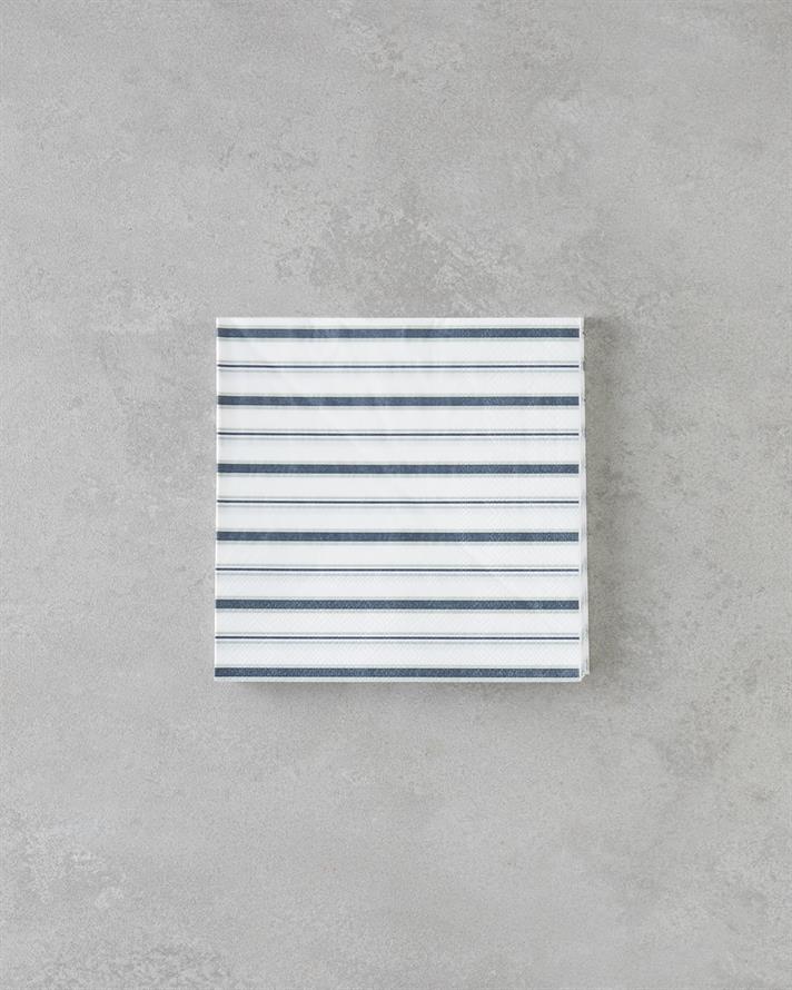 Grify 20li Kağıt Peçete 33x33 cm Siyah - Beyaz
