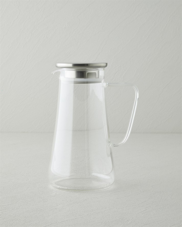 Jingle Borosilikat Cam Sürahi 1400 ml Şeffaf