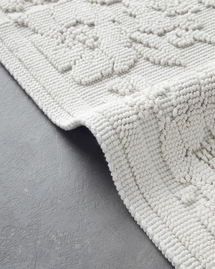 Lau Pamuklu Bukle Kilim Krem