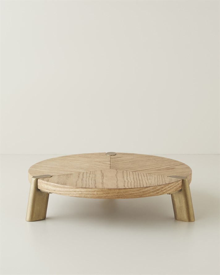 Layla Mdf Dekoratif Tepsi 30x8 cm Kahve