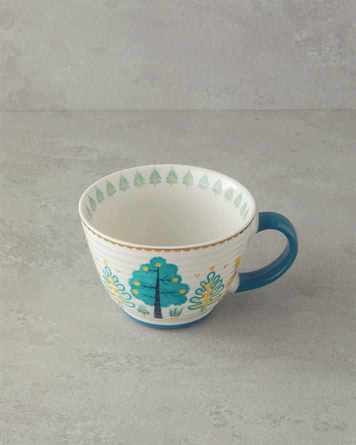 Love Jungle New Bone China Kupa Yeşil