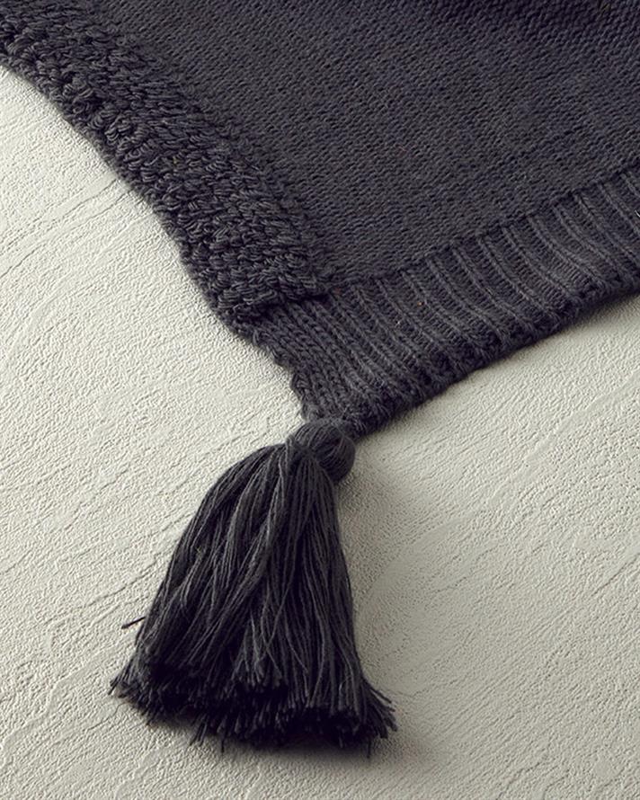 Luxwrap Triko Koltuk Şalı Antrasit
