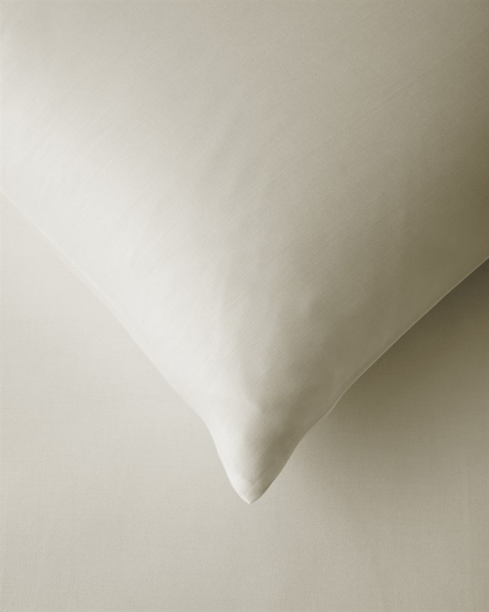 Micell Lyocell Saten Çift Kişilik Çarşaflı Nevresim Takımı 200x220 cm Fildişi