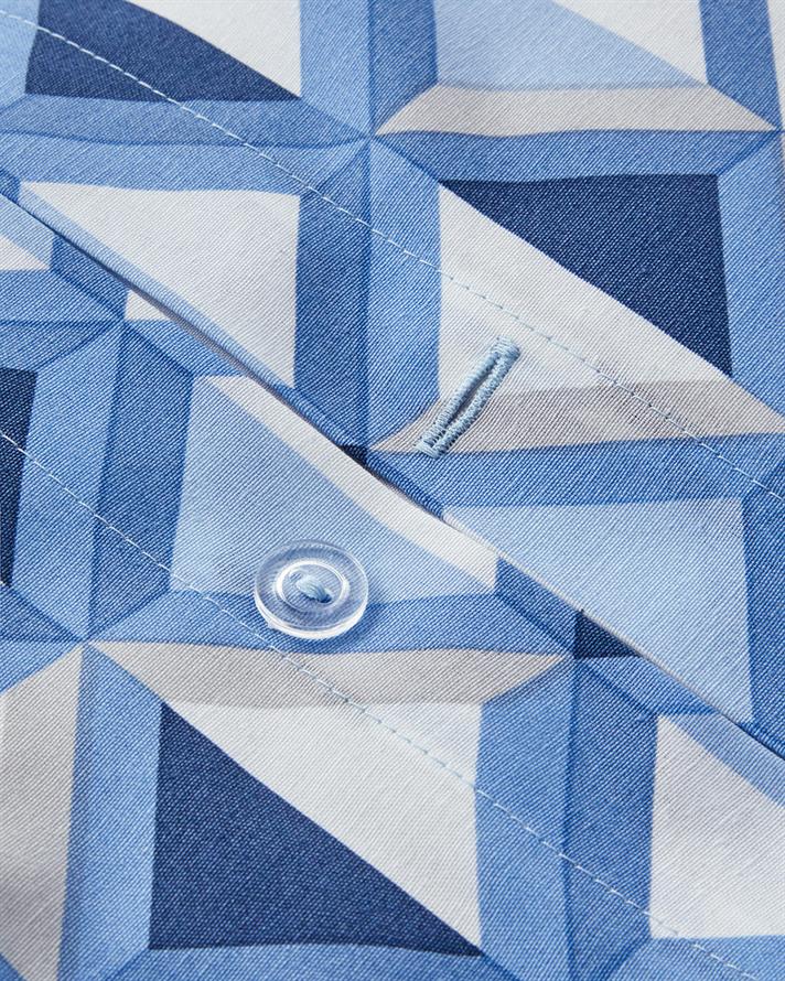 Mini Argyle Tek Kişilik Nevresim Takımı Mavi