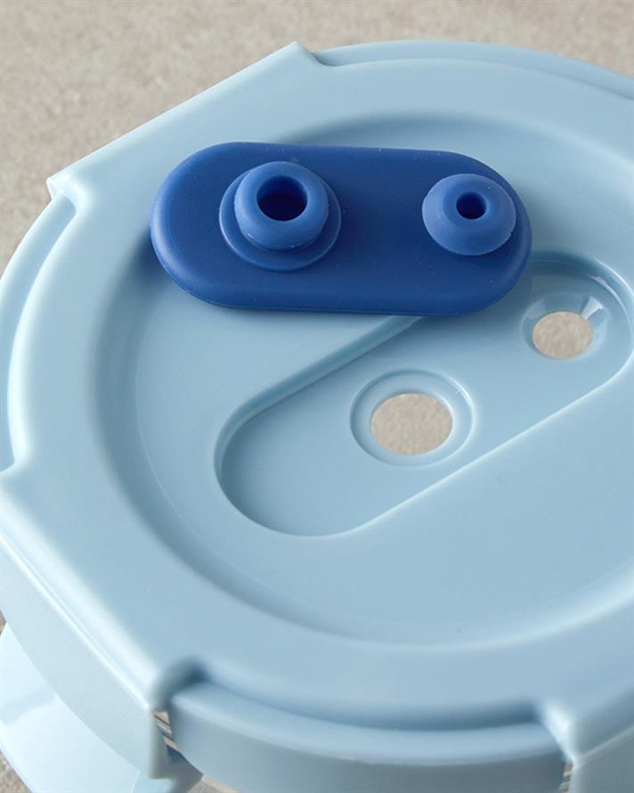 Minimo 2li Cam Saklama Kabı Mavi